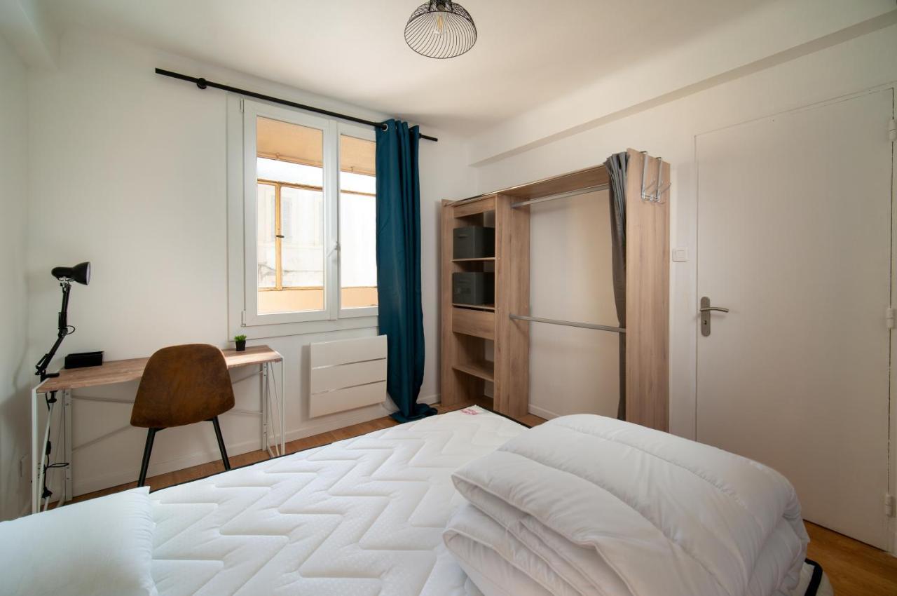 Grand Appartement 3 Chambres Avec Clim Et Balcon Marseille Exteriör bild